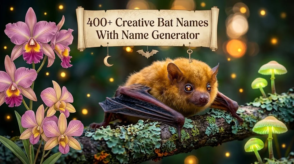 Creative Bat Names With Name Generator
