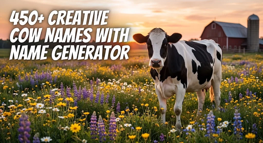 Creative Cow Names With Name Generator