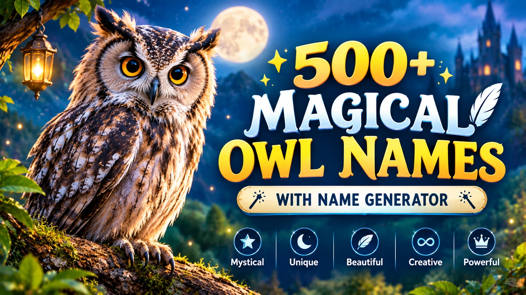 Magical Owl Names With Name Generator