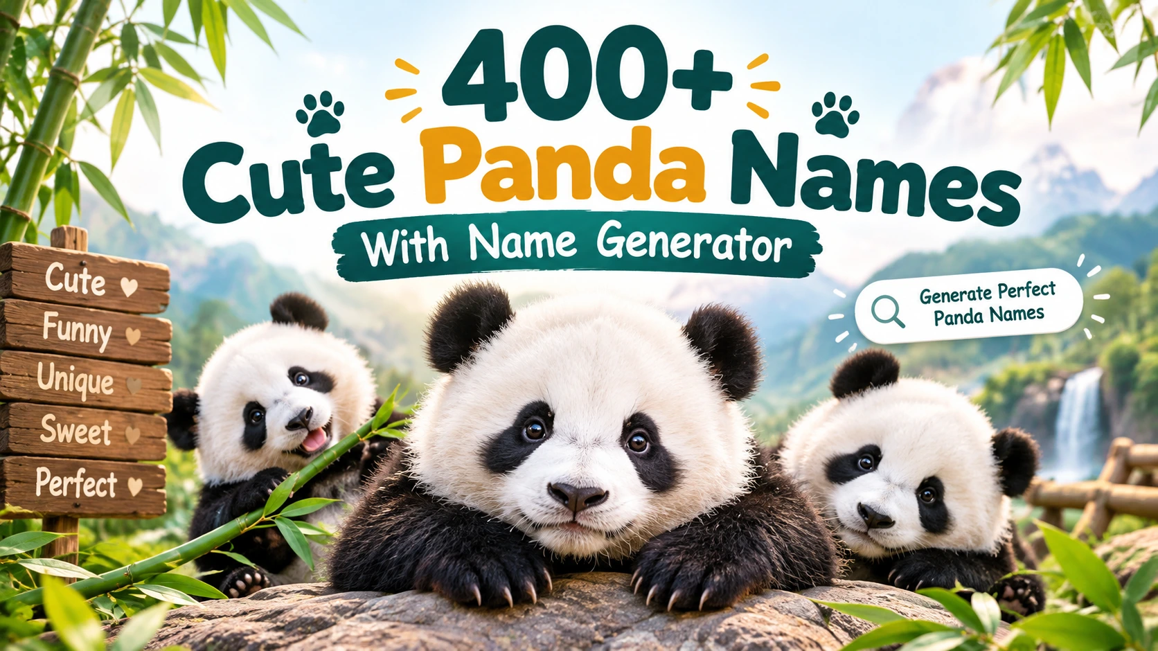 Cute Panda Names With Name Generator