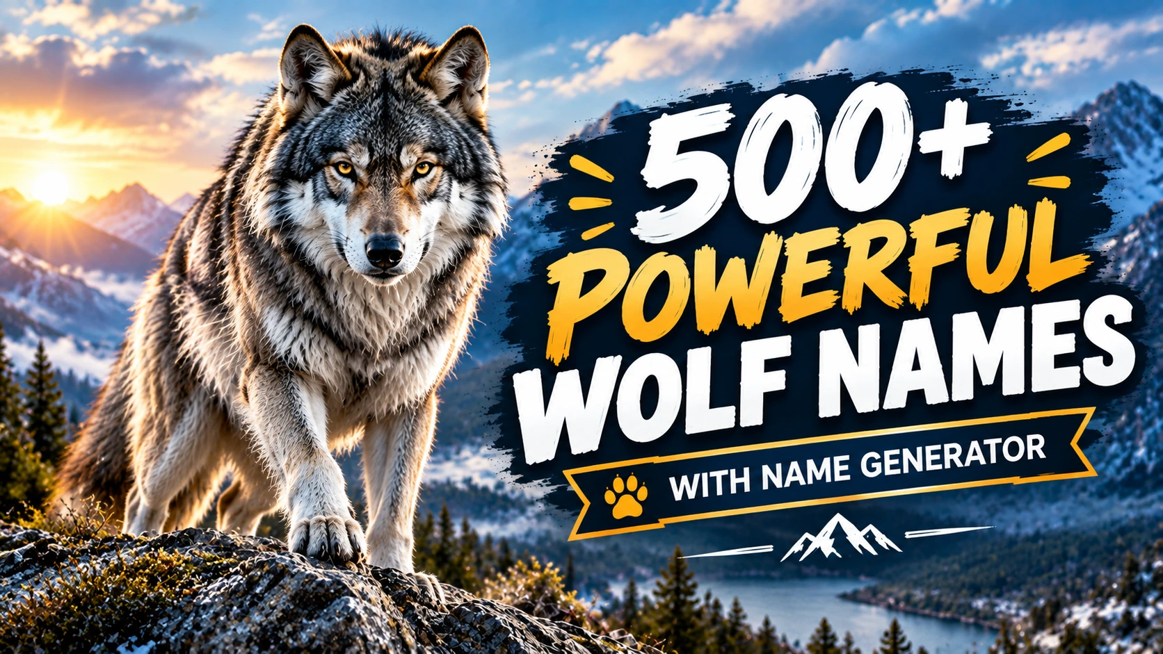 Powerful Wolf Names With Name Generator